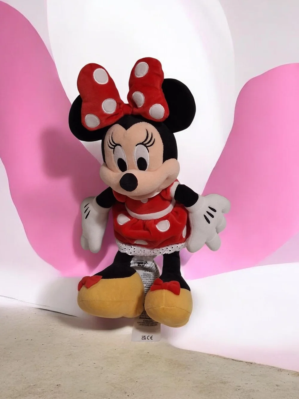 Disney Minnie Mouse Red Polka Dot Plush Toy